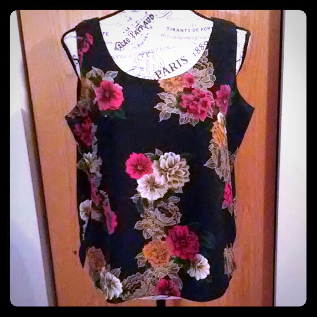 Reversible Flowered Top